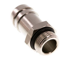 G 3/8'' Male x 16mm Nickel plated Brass Hose barb with NBR Seal 30 Bar [2 Pieces]