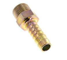 G 1/2'' Macho x 13mm Acero zincado Lengüeta de manguera 25 Bar