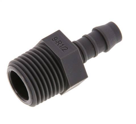 R 1/2'' Male x 9mm PA 6 Hose barb 10 Bar [5 Pieces]