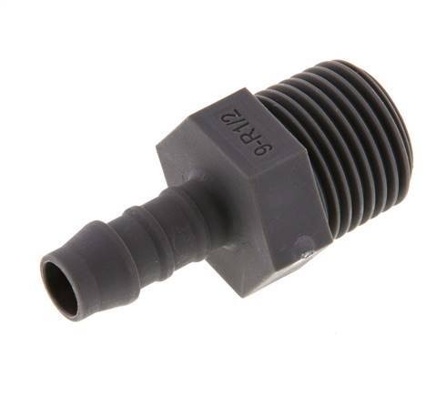 R 1/2'' Male x 9mm PA 6 Hose barb 10 Bar [5 Pieces]