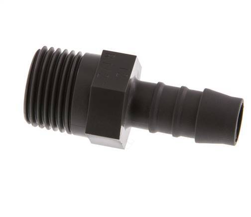 R 1/2'' Male x 12mm PA 6 Hose barb 10 Bar [5 Pieces]