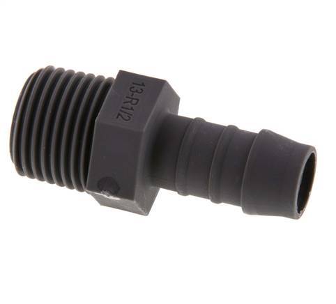 R 1/2'' Male x 13mm PA 6 Hose barb 10 Bar [5 Pieces]