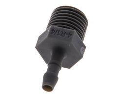 R 1/4'' Male x 4mm PA 6 Hose barb 10 Bar [10 Pieces]