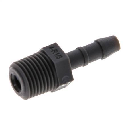R 1/8'' Male x 4mm PA 6 Hose barb 10 Bar [20 Pieces]