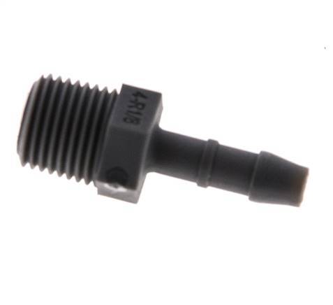 R 1/8'' Male x 4mm PA 6 Hose barb 10 Bar [20 Pieces]