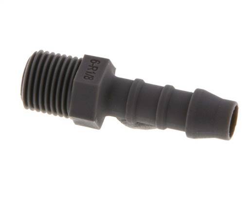 R 1/8'' Male x 6mm PA 6 Hose barb 10 Bar [10 Pieces]