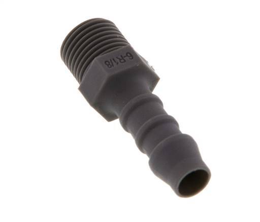 R 1/8'' Male x 6mm PA 6 Hose barb 10 Bar [10 Pieces]