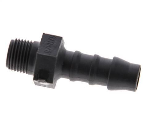 R 1/8'' Male x 8mm PA 6 Hose barb 10 Bar [10 Pieces]