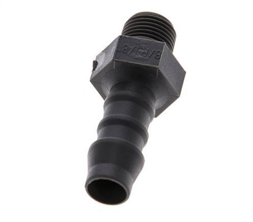 R 1/8'' Male x 8mm PA 6 Hose barb 10 Bar [10 Pieces]
