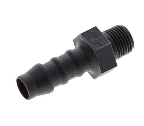 R 1/8'' Male x 8mm PA 6 Hose barb 10 Bar [10 Pieces]