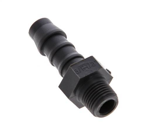 R 1/8'' Male x 8mm PA 6 Hose barb 10 Bar [10 Pieces]