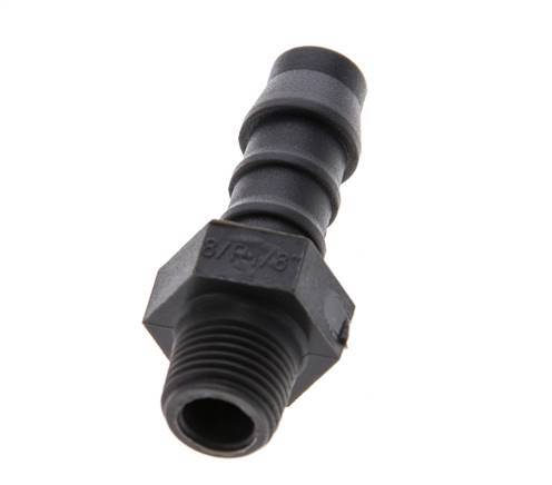 R 1/8'' Male x 8mm PA 6 Hose barb 10 Bar [10 Pieces]