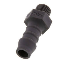 R 1/8'' Male x 9mm PA 6 Hose barb 10 Bar [10 Pieces]