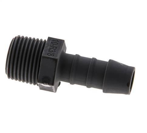 R 3/8'' Male x 10mm PA 6 Hose barb 10 Bar [10 Pieces]