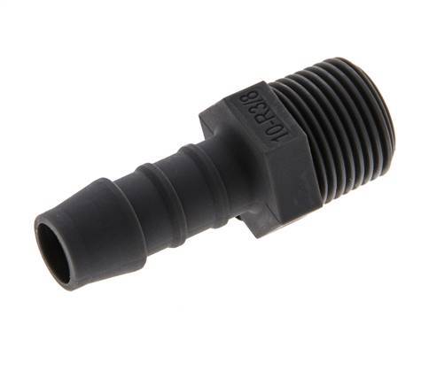 R 3/8'' Male x 10mm PA 6 Hose barb 10 Bar [10 Pieces]