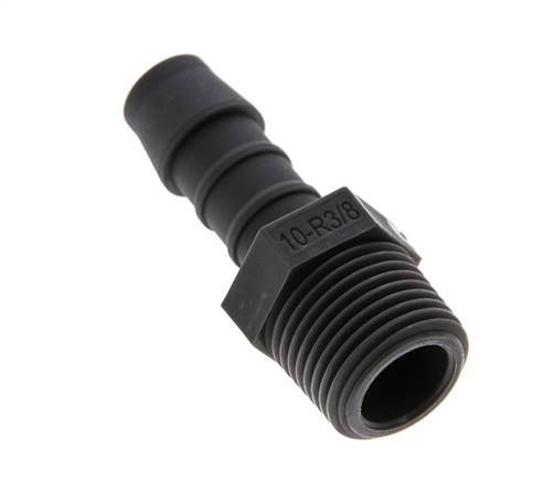 R 3/8'' Male x 10mm PA 6 Hose barb 10 Bar [10 Pieces]