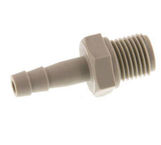 G 1/4'' Male x 6mm Polypropylene (PP) Hose barb 10 Bar [2 Pieces]