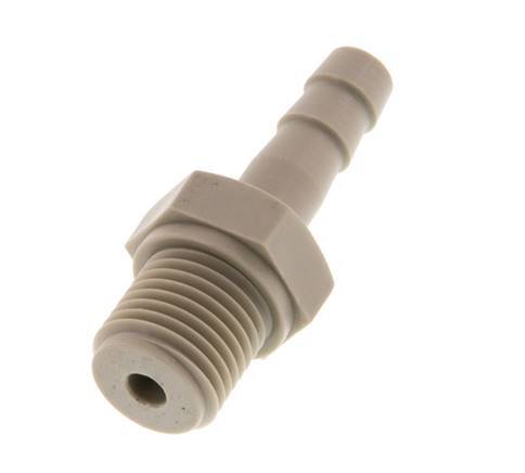 G 1/4'' Male x 6mm Polypropylene (PP) Hose barb 10 Bar [2 Pieces]