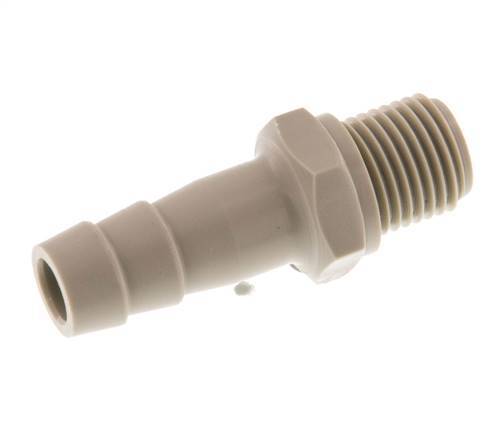 G 1/4'' Macho x 10mm Polipropileno (PP) Llave de manguera 10 Bar