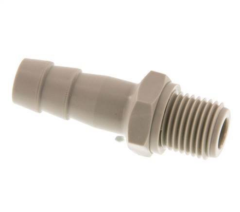 G 1/4'' Macho x 10mm Polipropileno (PP) Llave de manguera 10 Bar