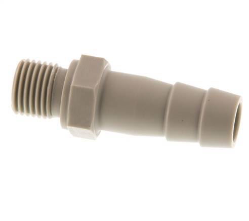 G 1/4'' Macho x 12mm Polipropileno (PP) Llave de manguera 10 Bar
