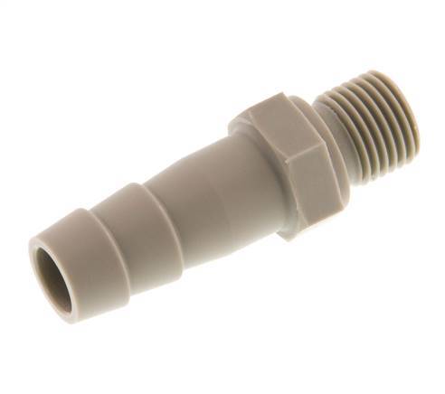 G 1/4'' Macho x 12mm Polipropileno (PP) Llave de manguera 10 Bar
