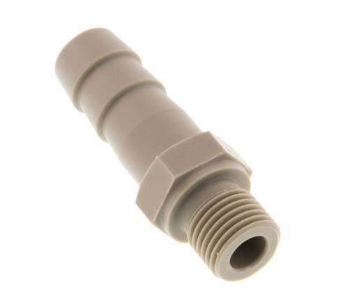 G 1/4'' Macho x 12mm Polipropileno (PP) Llave de manguera 10 Bar