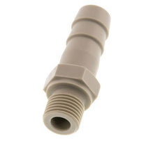 G 1/4'' Macho x 12mm Polipropileno (PP) Llave de manguera 10 Bar