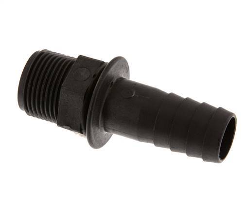 G 1'' Male x 25mm Polypropylene (PP) Hose barb 10 Bar [2 Pieces]