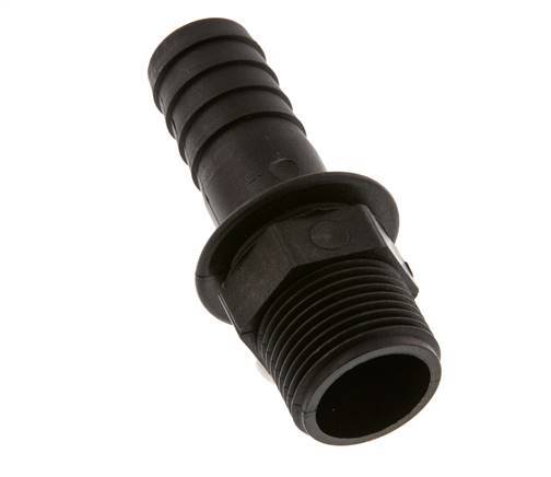 G 1'' Male x 25mm Polypropylene (PP) Hose barb 10 Bar [2 Pieces]