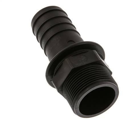 G 1 1/2'' Macho x 38mm Polipropileno (PP) Llave de manguera 10 Bar