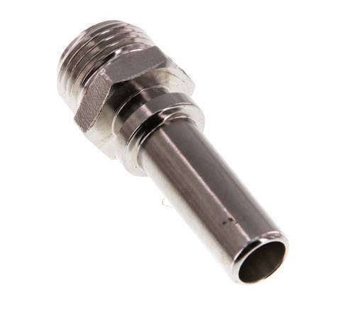 G 1/2'' Macho x 13mm Llave de manguera de acero inoxidable con collarín de seguridad DIN 2817
