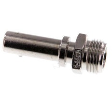 G 1/2'' Macho x 13mm Llave de manguera de acero inoxidable con collarín de seguridad DIN 2817