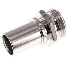 G 1'' Macho x 25mm Llave de manguera de acero inoxidable con collarín de seguridad DIN 2817