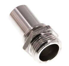 G 1'' Macho x 25mm Llave de manguera de acero inoxidable con collarín de seguridad DIN 2817