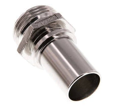 G 1'' Macho x 25mm Llave de manguera de acero inoxidable con collarín de seguridad DIN 2817