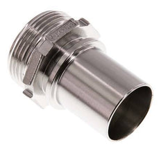 G 1 1/4'' Macho x 32mm Llave de manguera de acero inoxidable con collarín de seguridad DIN 2817