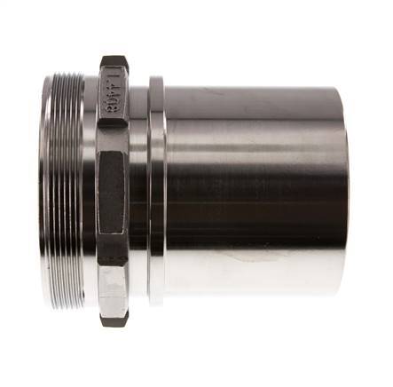 G 4'' Macho x 100mm Llave de manguera de acero inoxidable con collarín de seguridad DIN 2817
