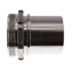 G 4'' Macho x 100mm Llave de manguera de acero inoxidable con collarín de seguridad DIN 2817