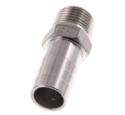 R 1/2'' Macho x 19mm Llave de manguera de acero inoxidable 16 Bar