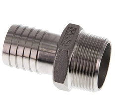 R 1 1/4'' Macho x 32mm Llave de manguera de acero inoxidable 16 Bar