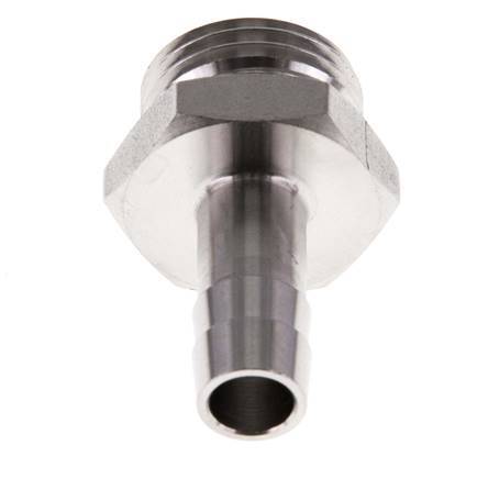 G 1/2'' Macho x 10mm Llave de manguera de acero inoxidable 40 Bar