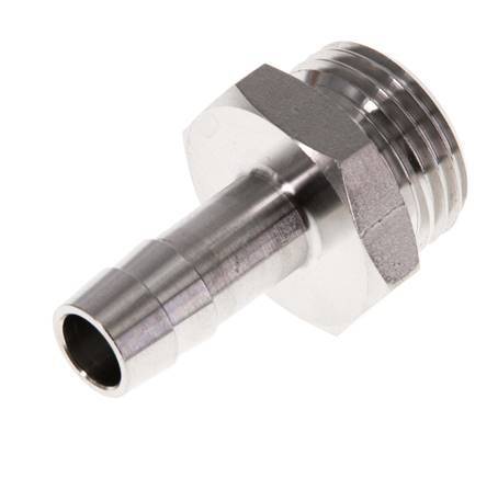 G 1/2'' Macho x 10mm Llave de manguera de acero inoxidable 40 Bar