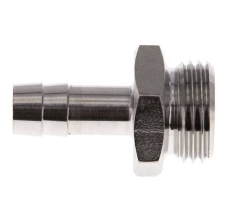 G 1/2'' Macho x 10mm Llave de manguera de acero inoxidable 40 Bar