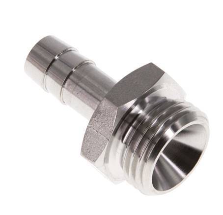 G 1/2'' Macho x 10mm Llave de manguera de acero inoxidable 40 Bar