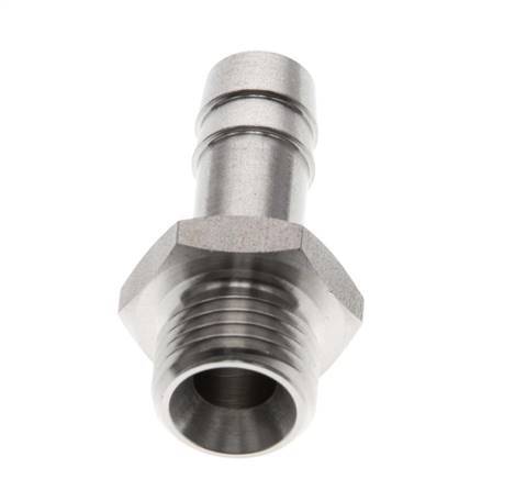 G 1/4'' Macho x 9mm Llave de manguera de acero inoxidable 40 Bar
