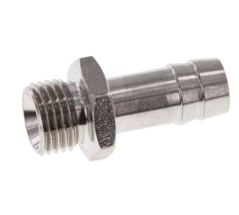 G 1/4'' Macho x 10mm Llave de manguera de acero inoxidable 40 Bar