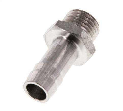 G 1/4'' Macho x 10mm Llave de manguera de acero inoxidable 40 Bar