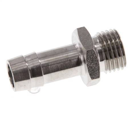 G 1/4'' Macho x 10mm Llave de manguera de acero inoxidable 40 Bar
