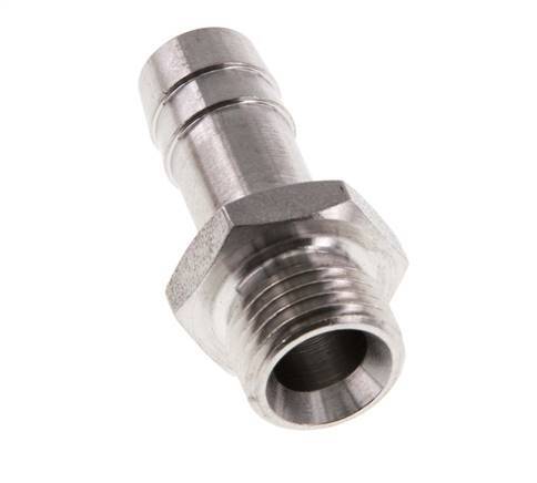 G 1/4'' Macho x 10mm Llave de manguera de acero inoxidable 40 Bar